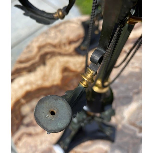 Metal Pair of Late 19th Century Neoclassic Candelabra by Barbedienne - a Pair For Sale - Image 7 of 13