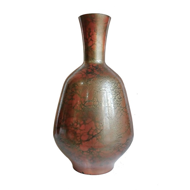 Japanese Bronze Vase, Early 20th Century For Sale - Image 4 of 14
