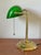 Classic Green Emeraldite Shade Bankers Lamp For Sale - Image 6 of 8