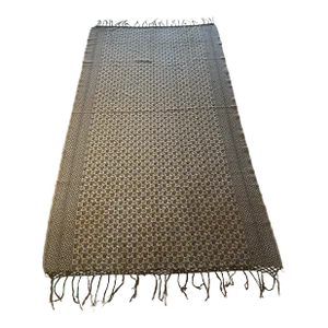 Uzbakestan Green Fabric Throw