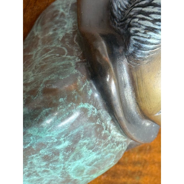 Bronze Circa 1985 Sharon Spencer Bronze Sculpture of Intuit Woman, Signed + Numbered For Sale - Image 8 of 13