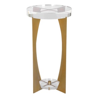 Kolkata Brass Accent Table For Sale