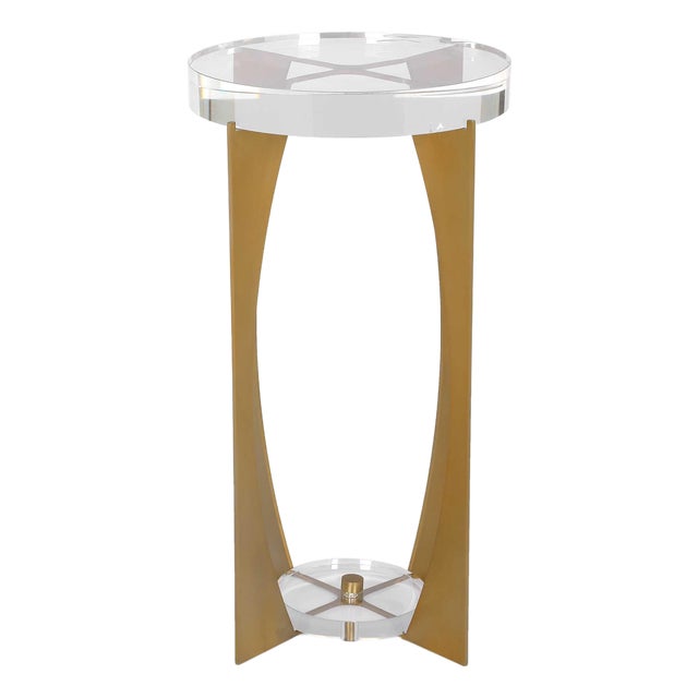 Kolkata Brass Accent Table For Sale