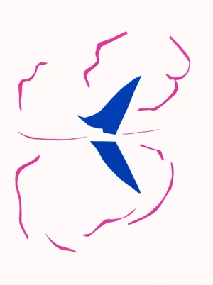 1958 Lithograph "Bateau" (Boat) After Henri Matisse