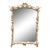 Huge Charles Pollock for William Switzer Carved Silver-Leaf Designer Mirror For Sale