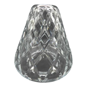 1970s Cut Crystal Waterford Comeragh Table Lamp Bell Shaped Replacement Shade, Unmarked