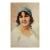 Early 20th Century Girl With Blue Scarf Portrait Painting For Sale