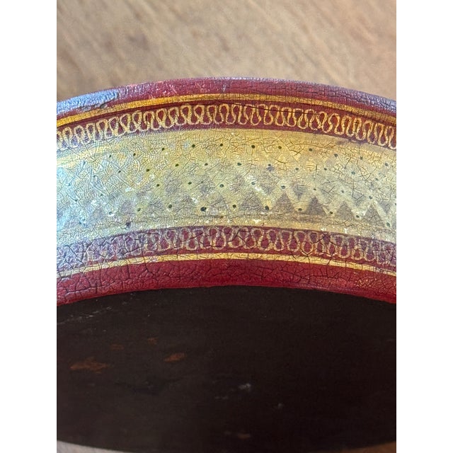 Red Pair of 19th Century Red Wine Coasters For Sale - Image 8 of 8