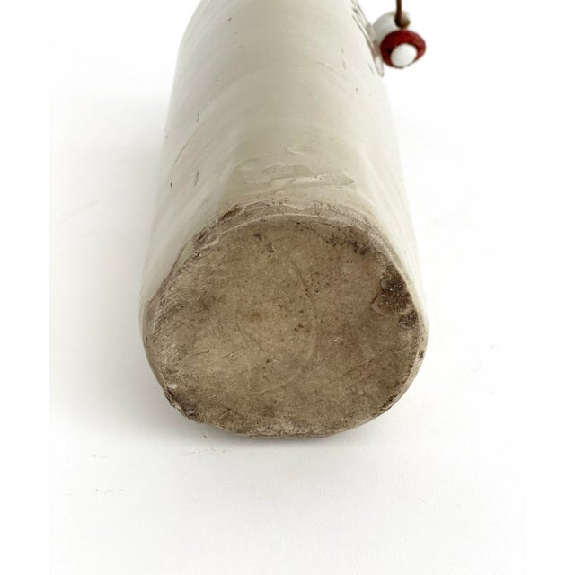 French Gray Stoneware Gin Bottle W/ Porcelain Stopper For Sale In Los Angeles - Image 6 of 7