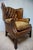 Mid-Century Cognac Leather Chesterfield Wingback Armchair, 1960s For Sale - Image 14 of 14
