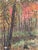 Antique Impressionist Forest Oil Painting, Ukrainian Art, 1970s 36-27 For Sale