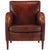 Dutch Art Deco Style Leather Club Chair, C. 1960. For Sale - Image 4 of 8