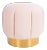 Tufted Ottoman, Pink For Sale