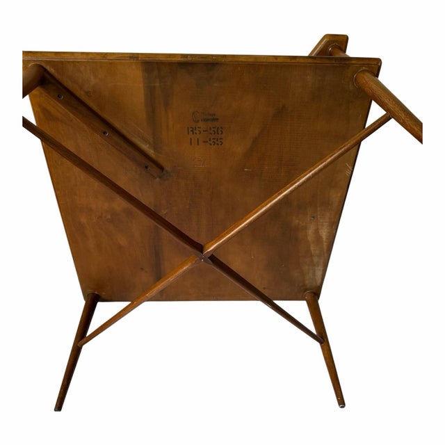 Brown Vintage Mid-Century Tiered End Corner Table by Heritage Henredon, Walnut For Sale - Image 8 of 11