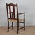 Brown Vintage English Arts & Crafts Armchair, 1920s For Sale - Image 8 of 9