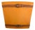 Vintage Hermès-Style Equestrian Strap-and-Buckle Waste Basket For Sale