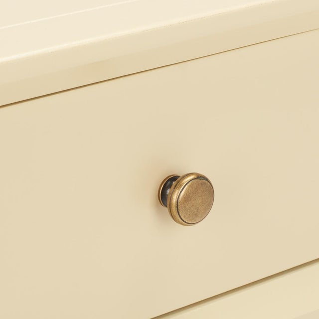 Early 21st Century Siobhan Accent Table with Storage Drawer in Vanilla For Sale - Image 5 of 10
