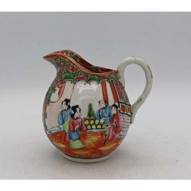 Green Circa 1891-1911 Chinese Export Rose Medallion Porcelain Tea Service For Sale - Image 8 of 13