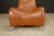 Cognac Leather Lounge Chairs by Mathias Hoffmann for De Sede, 1980s, Signed - A Pair For Sale - Image 10 of 12