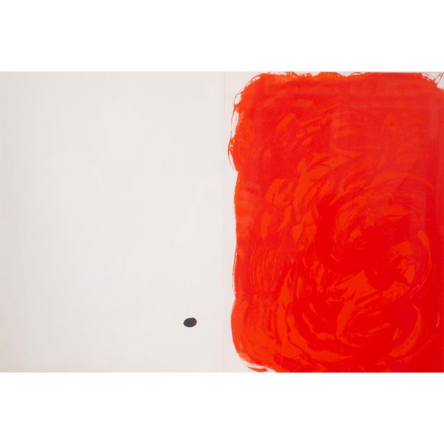 A color lithograph by the Spanish modern artist Joan Miró (1893-1983) printed in the French art publication Derriere le...