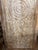 Mid-Century Modern Carved Lotus Motif Solid Wood Sliding Barn Door, Double-Sided 96x36 For Sale - Image 3 of 8