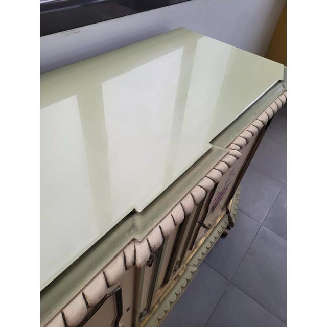 Venetian Baroque Style Lacquered Chest of Drawers For Sale - Image 14 of 16