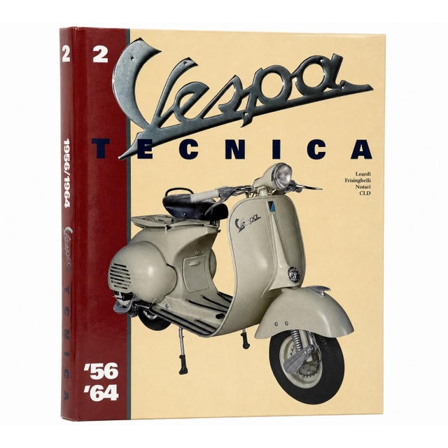 Signed Vespa Tecnica Vol. 2 1956–1964 Italian Scooter Design Reference Hardcover Book For Sale - Image 14 of 14