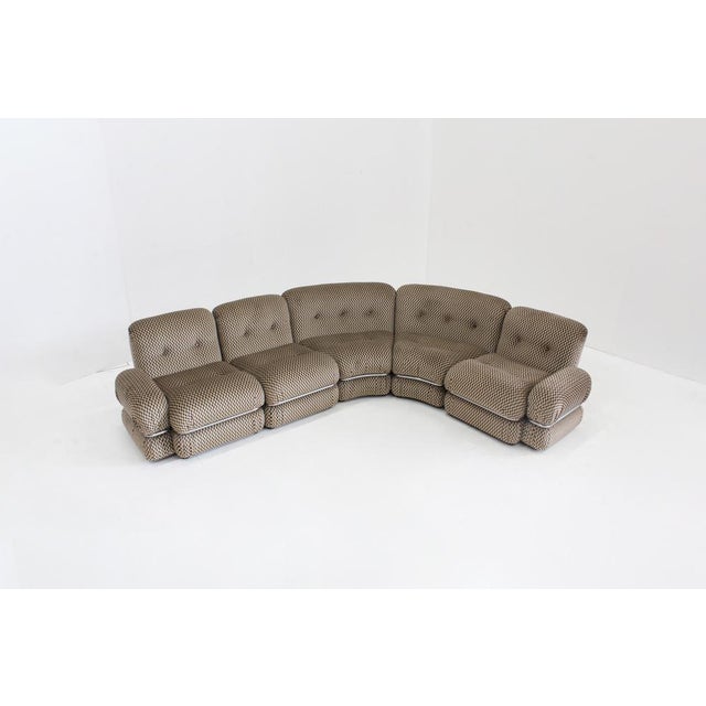 Vintage Italian Modular Sectional Sofa by Co.im, 1970s, Set of 5 For Sale - Image 11 of 11