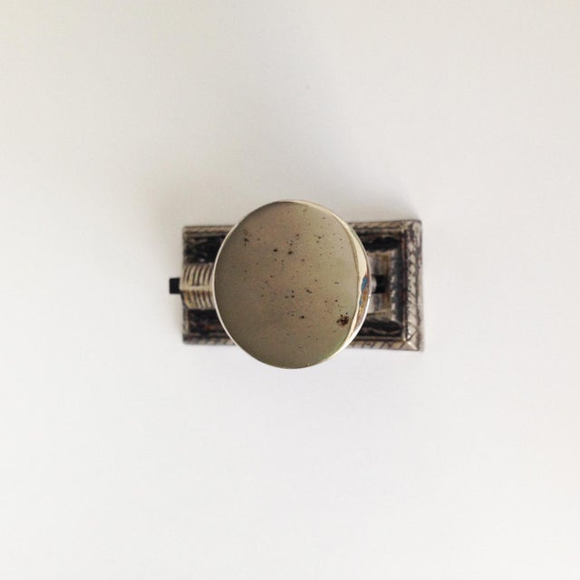 Art Nouveau Art Nouveau Victorian Steel Office Stapler Paper Fastener Rarity For Sale - Image 3 of 4