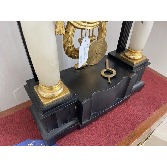 Biedermeier Clock with Musical Movement For Sale - Image 6 of 13