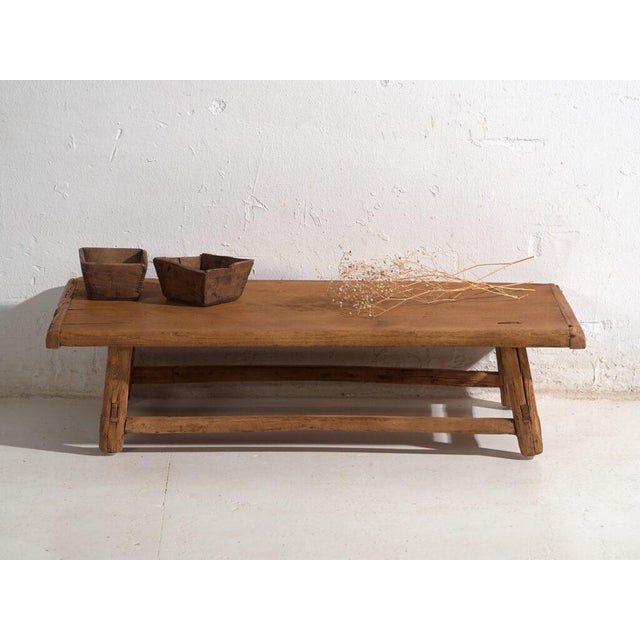 Antique Pine Low Table For Sale - Image 10 of 10