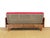 Wood Vintage Scandinavian Convertible Sofa in Wood and Fabric, 1960s For Sale - Image 7 of 17