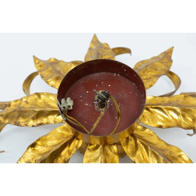 Hollywood Regency Ceiling Lamp by Hans Kögl, 1980s For Sale - Image 4 of 9