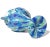 Glass Fratelli Toso Murano Antique Italian Art Glass Millefiori Flowerr Mosaic Double Handles Design Vase For Sale - Image 7 of 7