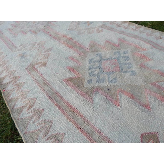 Boucherouite Style Turkish Herki Rug For Sale - Image 10 of 13