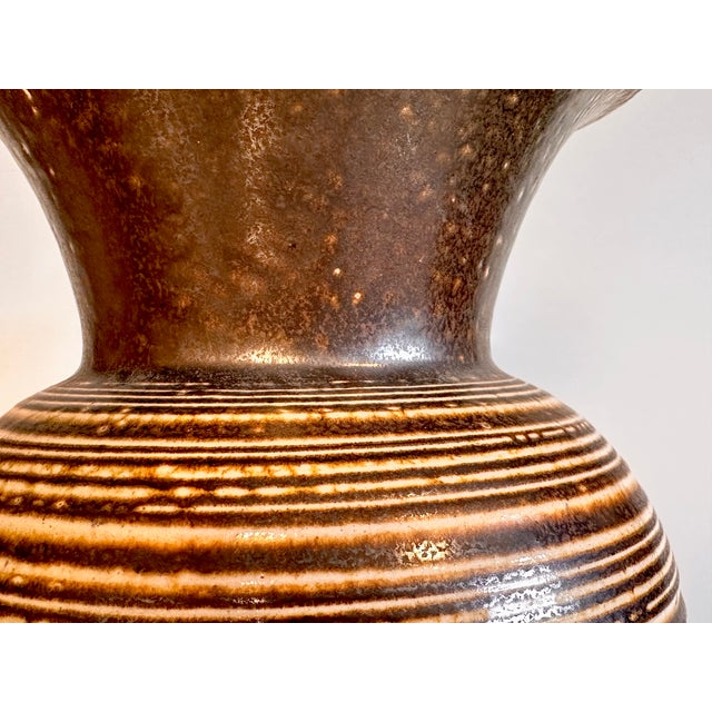 Large Hand-Crafted Ceramic Art Vase from Wekara, Germany, 1960s For Sale - Image 4 of 14
