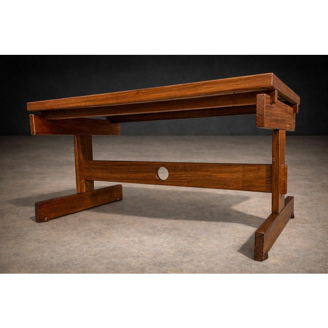 Sergio Rodrigues “Cuiaba” Dining Set in Hardwood, Sergio Rodrigues, 1970s For Sale - Image 4 of 13