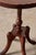 Pair English Mahogany Side Tables With Scalloped Lip (C. 1930) For Sale - Image 10 of 11