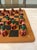 Terra Cotta Vintage Brazilian Handmade Checkers Set Made by Vitalino Neto For Sale - Image 8 of 12
