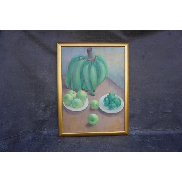 Still Life of Fruit by Francisco Dosamantes, oil on canvas, circa 1937. Francisco Dosamantes (1911–1986) was a Mexican...