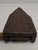 Brown Museum Grade 18th Century Polish Galician Purim Grogger Rare Triangular Frame For Sale - Image 8 of 18