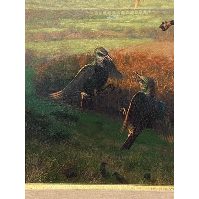 Raymond C. Boothe, Starlings in a Winter Landscape, 1976 For Sale In New York - Image 6 of 12