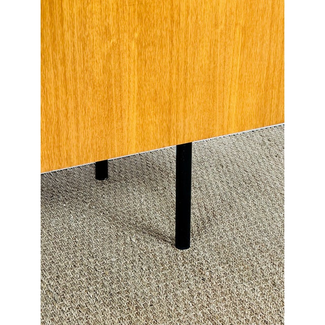 Vintage Scandinavian Sideboard in Teak with Black Metal Legs, 1960 For Sale - Image 15 of 18