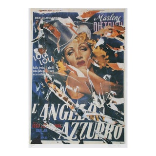 Made to Order Love (Marlene Dietrich) by Mimmo Rotella For Sale