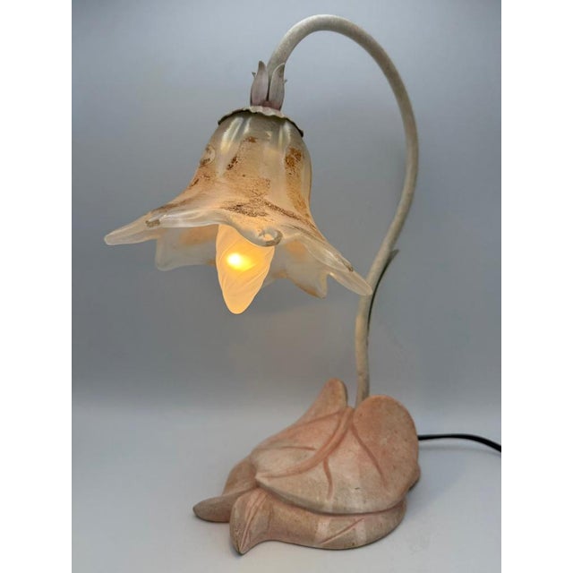 Vintage Murano Table Lamp by Sergio Terzani, Italy, 1980s For Sale - Image 14 of 15