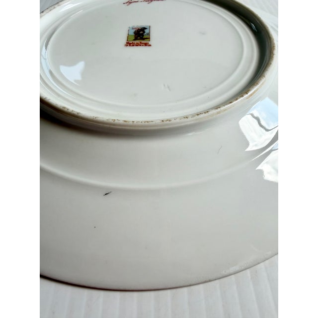Kornilov Brothers Russian Imperial Armorial Crest Antique Porcelain Plate For Sale - Image 9 of 10