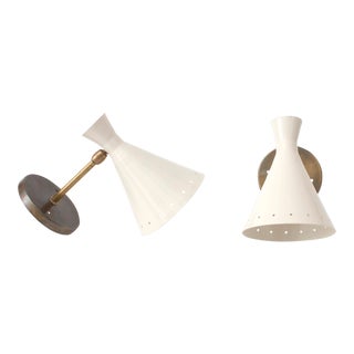 Vintage Italian Articulating Sconces - A Pair For Sale