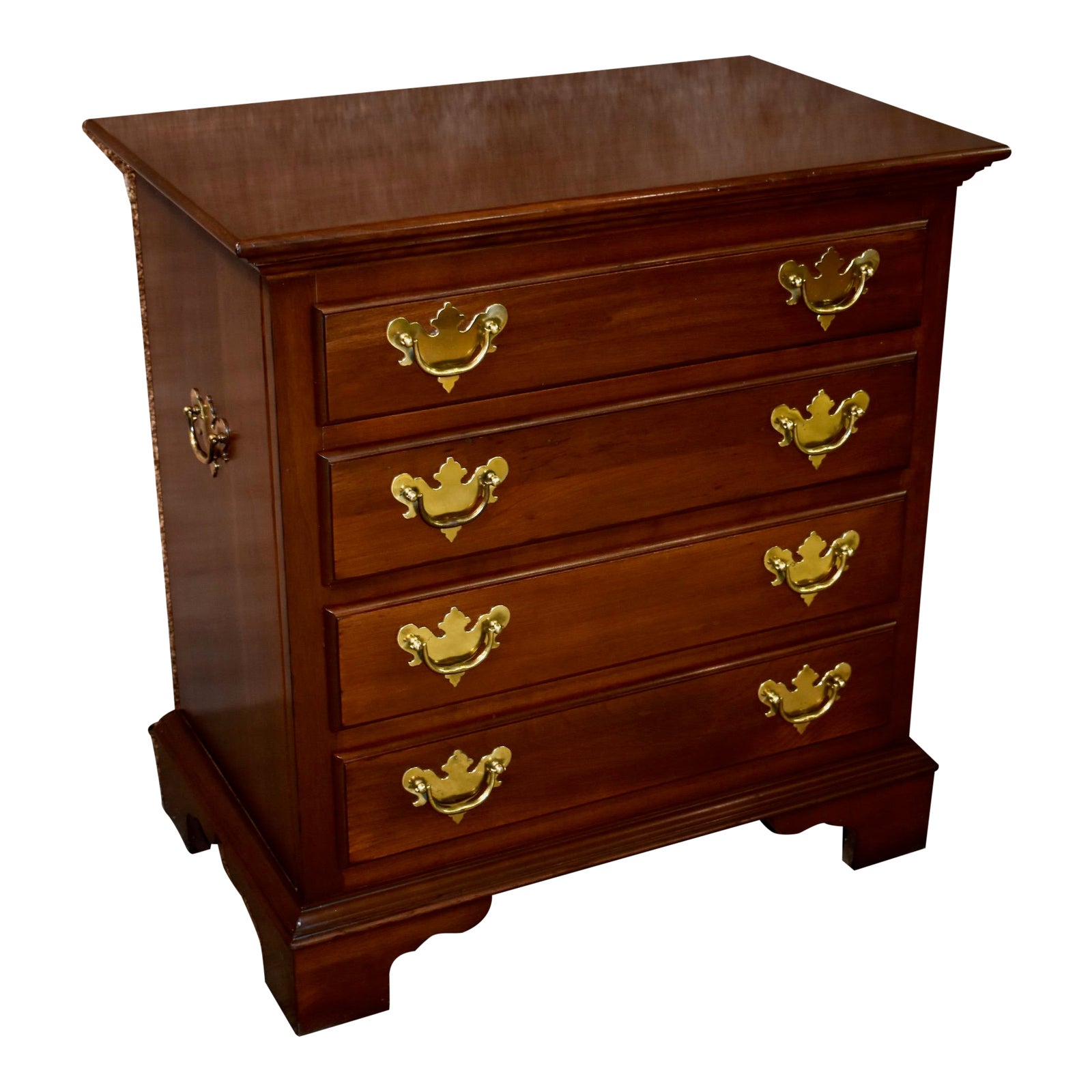 Vintage Hitchcock Traditional Style Solid Cherry Chest Of Drawers
