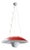 Michel Mortier M4 Suspension Lamp in Red for Disderot For Sale