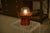 1980s Red Ceramic Table Lamp by Guillerme and Chambron, 1980s For Sale - Image 5 of 9